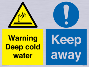 Warning Deep cold water Keep away